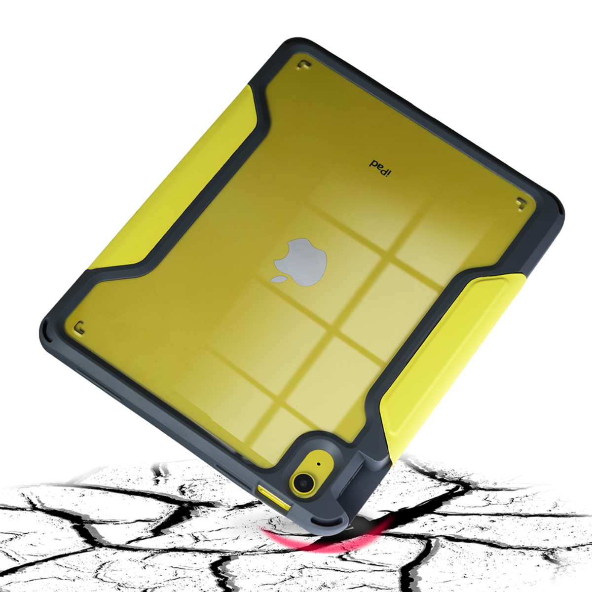 DEQSTER MAX Flip-Hülle Tablet Apple iPad 10. Gen Gelb