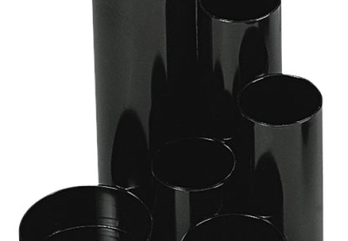 WEDO Stiftehalter Junior Butler schwarz ABS-Kunststoff 6 Fächer 13,5 x 12,0 x 14,8 cm WEDO Stiftehalter Junior Butler schwarz ABS-Kunststoff 6 Fächer 13,5 x 12,0 x 14,8 cm