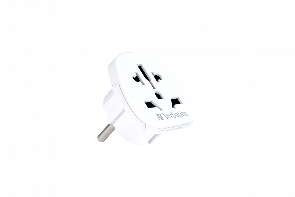 Verbatim World to Europe Travel Adapter Plug