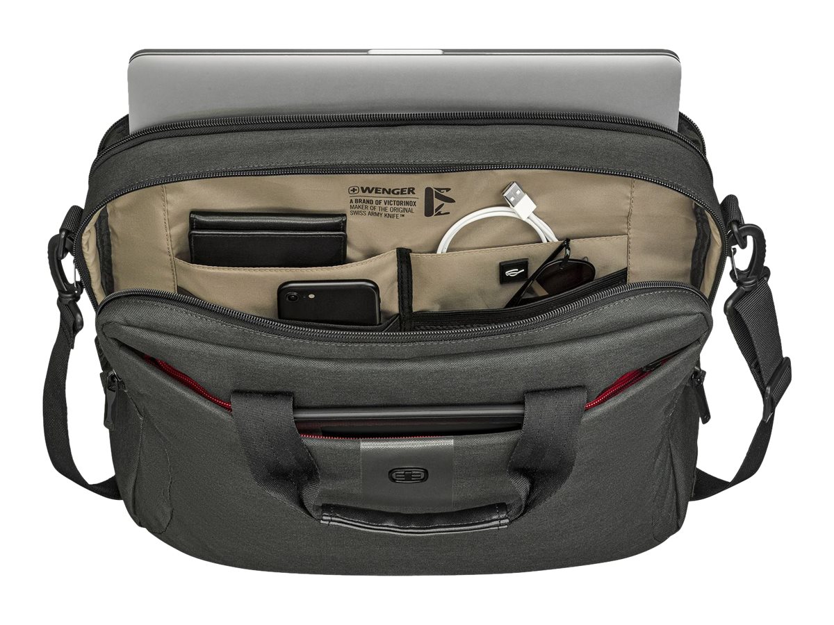 Wenger MX ECO Brief 16? Laptop-Aktentasche mit Tabletfach - grau