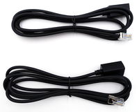 HP Poly Studio X50/X52/X70/USB Expansion Microphone Cable Extender Pack, 2m long