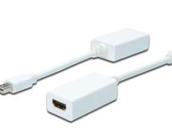 ASSMANN DisplayPort Adapterkabel mini DPHDMI Typ A 015m weiss