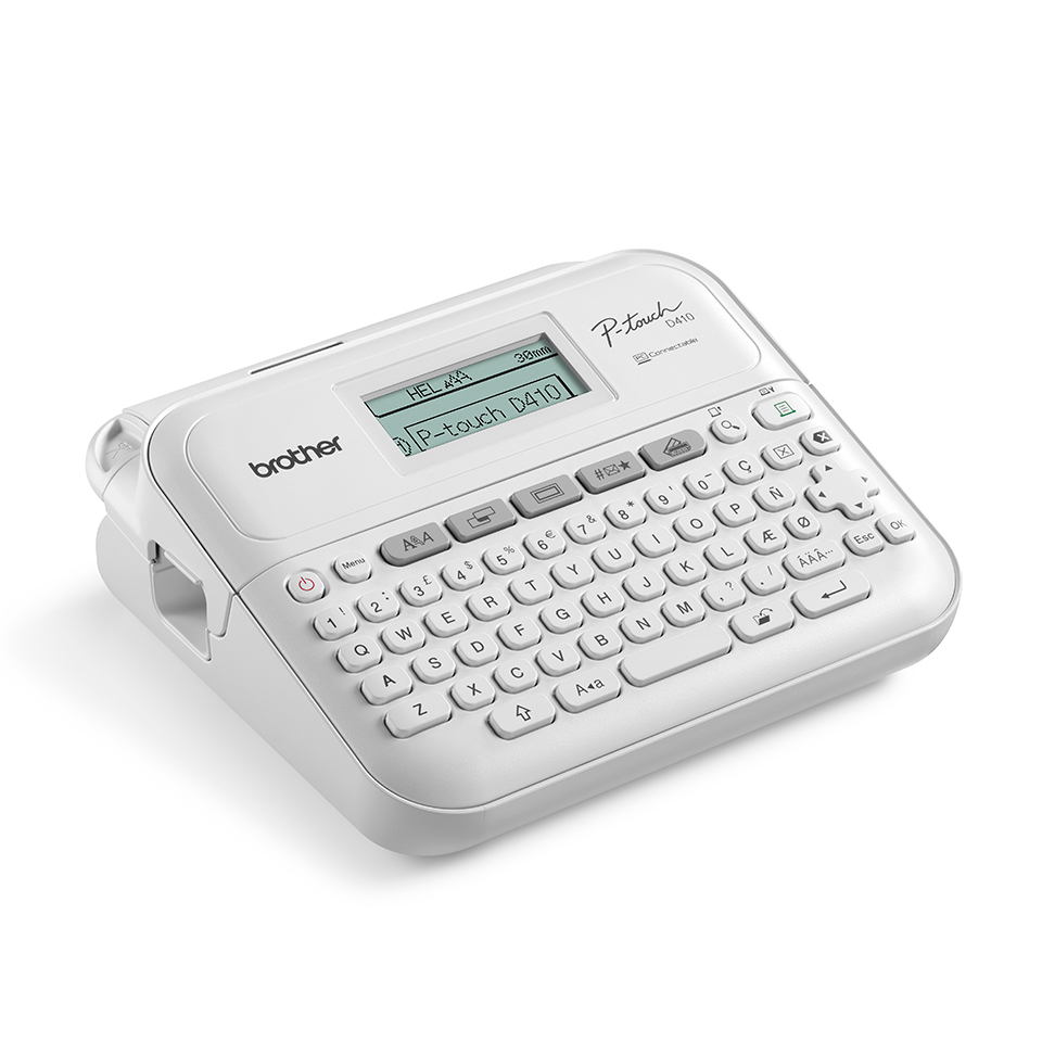 Brother Ptouch D410VP Desktop Beschriftungsgeraet mit Koffer