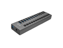 I-TEC USB 3.0 Charging HUB 13port port mit externem Netzadapter 60W 13x USB Ladeport fuer Tablets Notebooks Ultrabooks PC