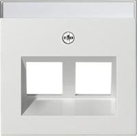 Gira Abdeckung 264003 BSF Mod Jack 30° 2f System 55 rw Gira Abdeckung 264003 BSF Mod Jack 30° 2f System 55 rw