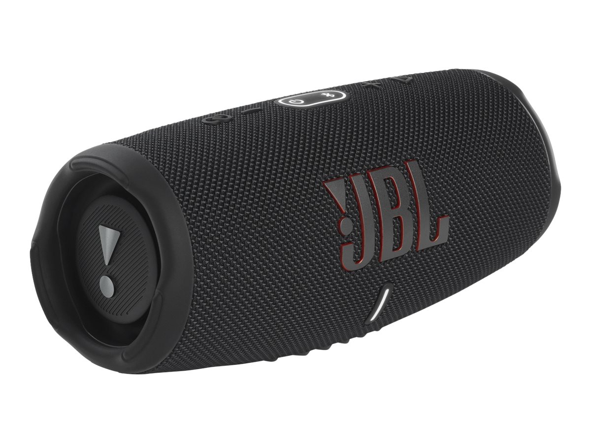JBL Charge 5 Bluetooth-Lautsprecher in Schwarz ? Wasserfeste, portable Boombox