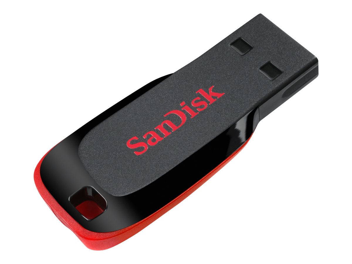 SanDisk USB-Stick Cruzer Blade schwarz, rot 128 GB