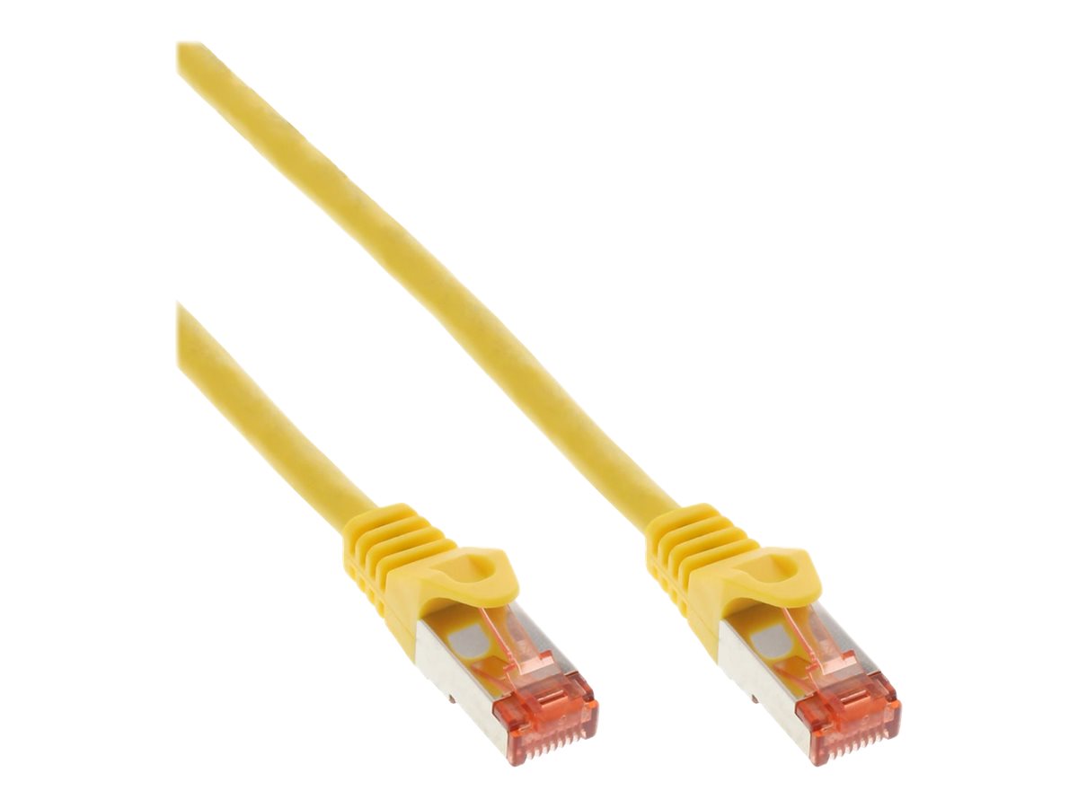 INLINE Patchkabel Cat.6 250MHz PVC CCA gelb 0,5m