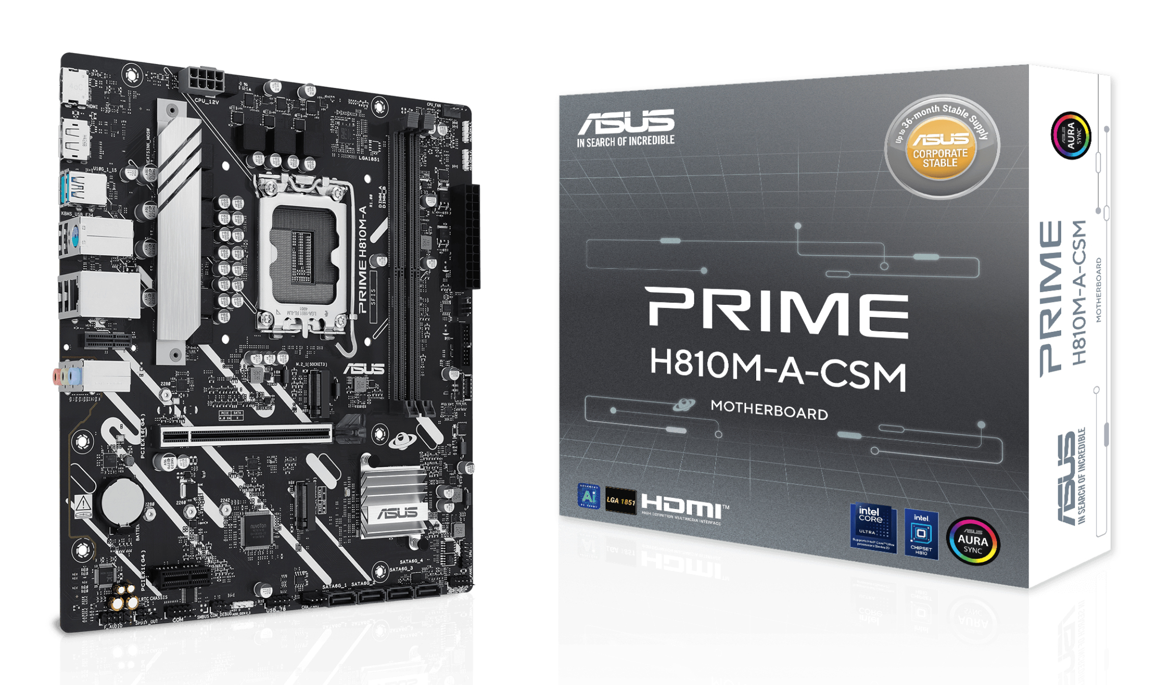ASUS H810MACSM LGA1851 microATX