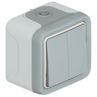 Legrand Wippschalter Serie FR AP Plexo IP55 grau