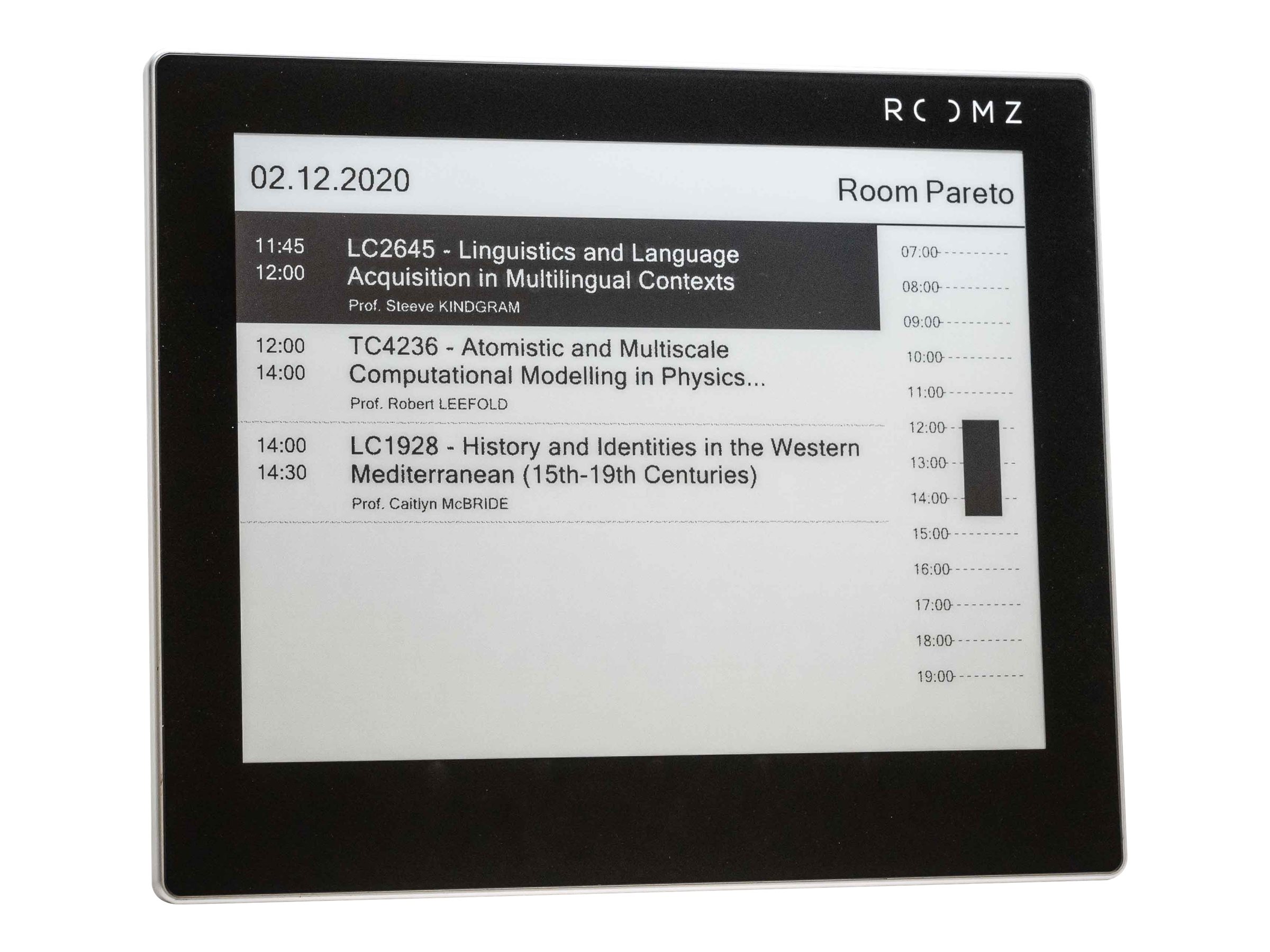 ROOMZ Display EDU BLACK incl software subscription 1 year ROOM EDU, no button Bestellaritikel
