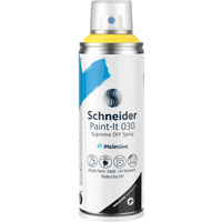 Schneider PaintIt 030 Supreme DIY Acrylspray Sprühfarbe gelb, 1 St