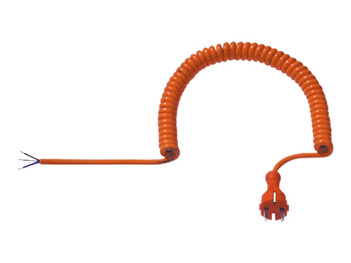 Bachmann Schutzkontaktspiralzuleitung 665.870 H07BQ-F 3G1,5 orange