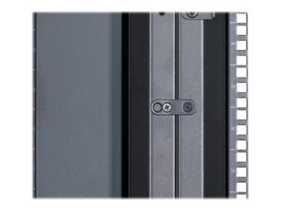 APC Easy Rack 42Ux600x1200 RoofSide panelcastorsfeet No Bottom 4 Brackets black