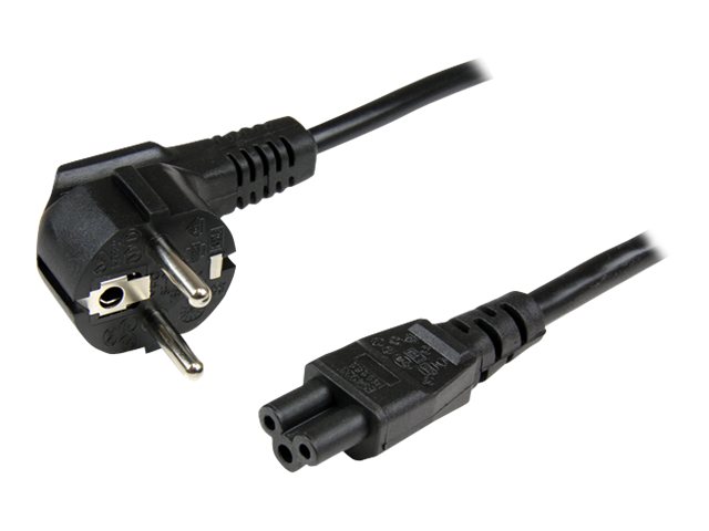 STARTECH.COM 2m 3 Prong Laptop Power Cord Schuko CEE7 to C5 Clover Leaf Power Cable Lead STARTECH.COM 2m 3 Prong Laptop Power Cord Schuko CEE7 to C5 Clover Leaf Power Cable Lead