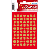 HERMA Aufkleber 3933 Sterne, gold, 210 Etiketten HERMA Aufkleber 3933 Sterne, gold, 210 Etiketten