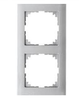 Merten M-Pure-Rahmen MEG40203660 M-Pure 2f. aluminium M-Pure