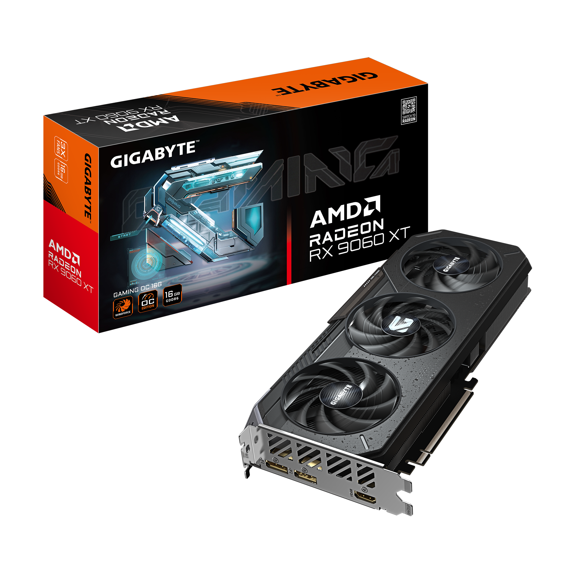 Gigabyte Radeon RX 9060 XT GAMING OC 16GB