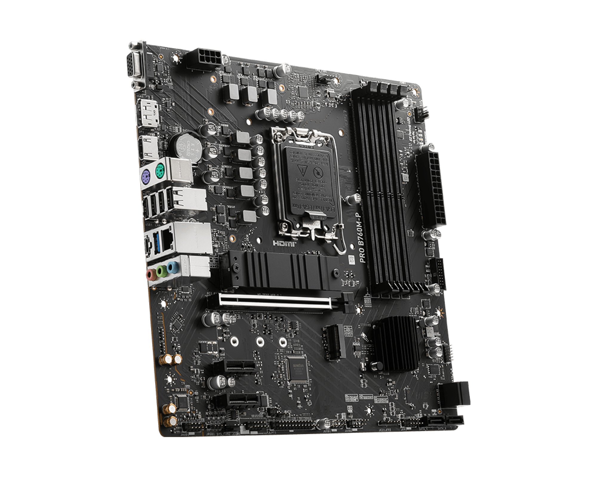 MSI PRO B760MP LGA1700 mATX MB 4xDDR5 4xSATA 2xM2