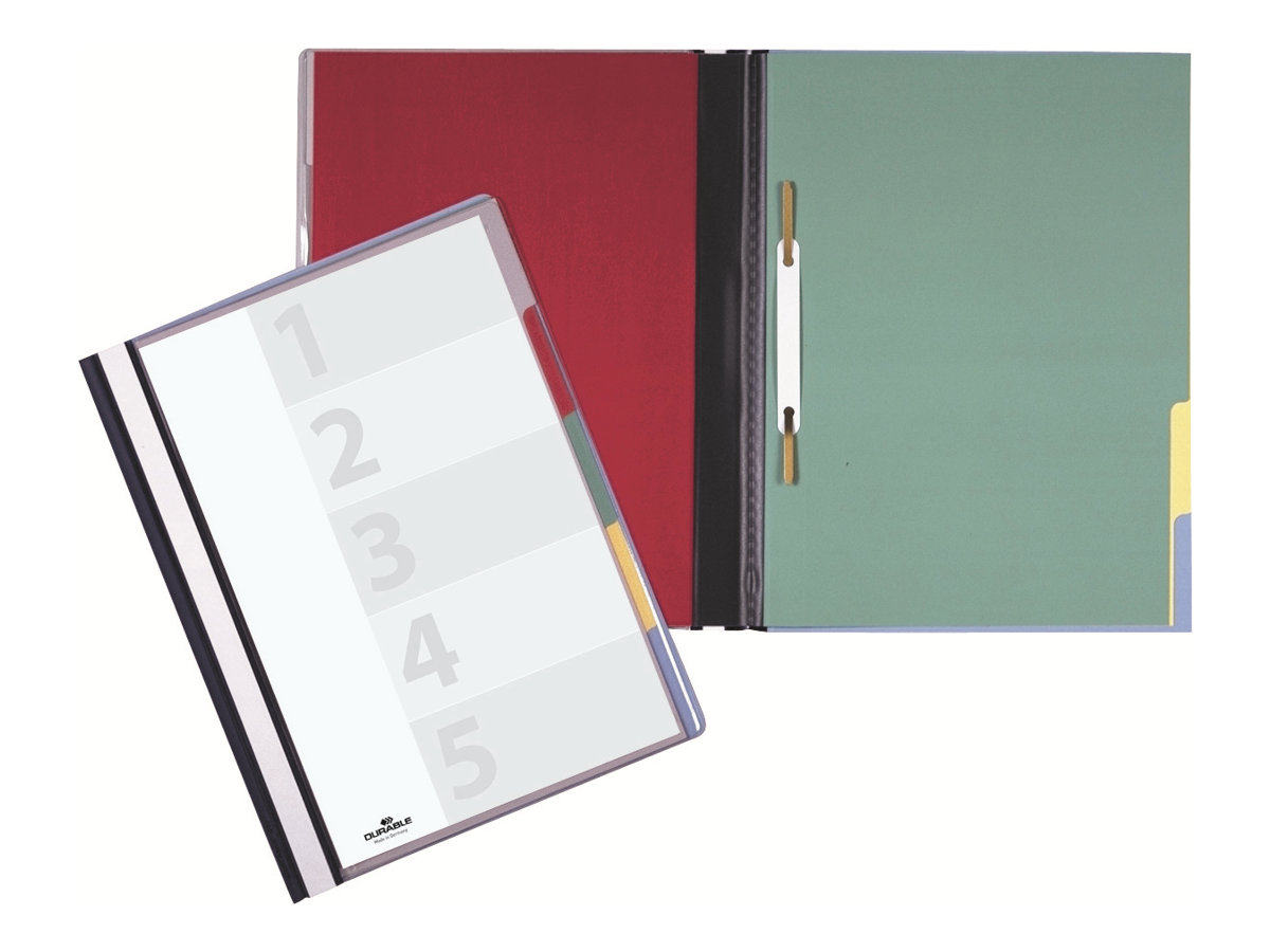 DURABLE Personalhefter DIVISOFLEX® Kunststoff blau 5 x kaufmaennische Heftung