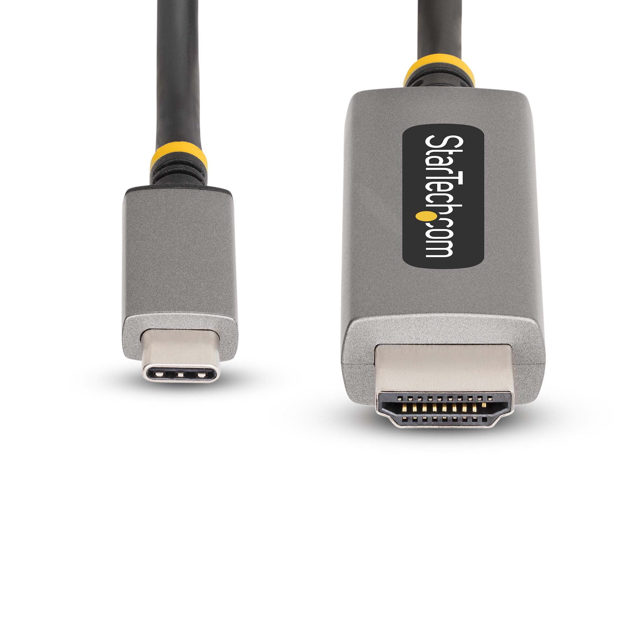 STARTECHCOM 2m USBC auf HDMI Kabel 8K 60Hz 4K 144Hz HDR10 USBC zu HDMI 21 Konverter KabelAdapter