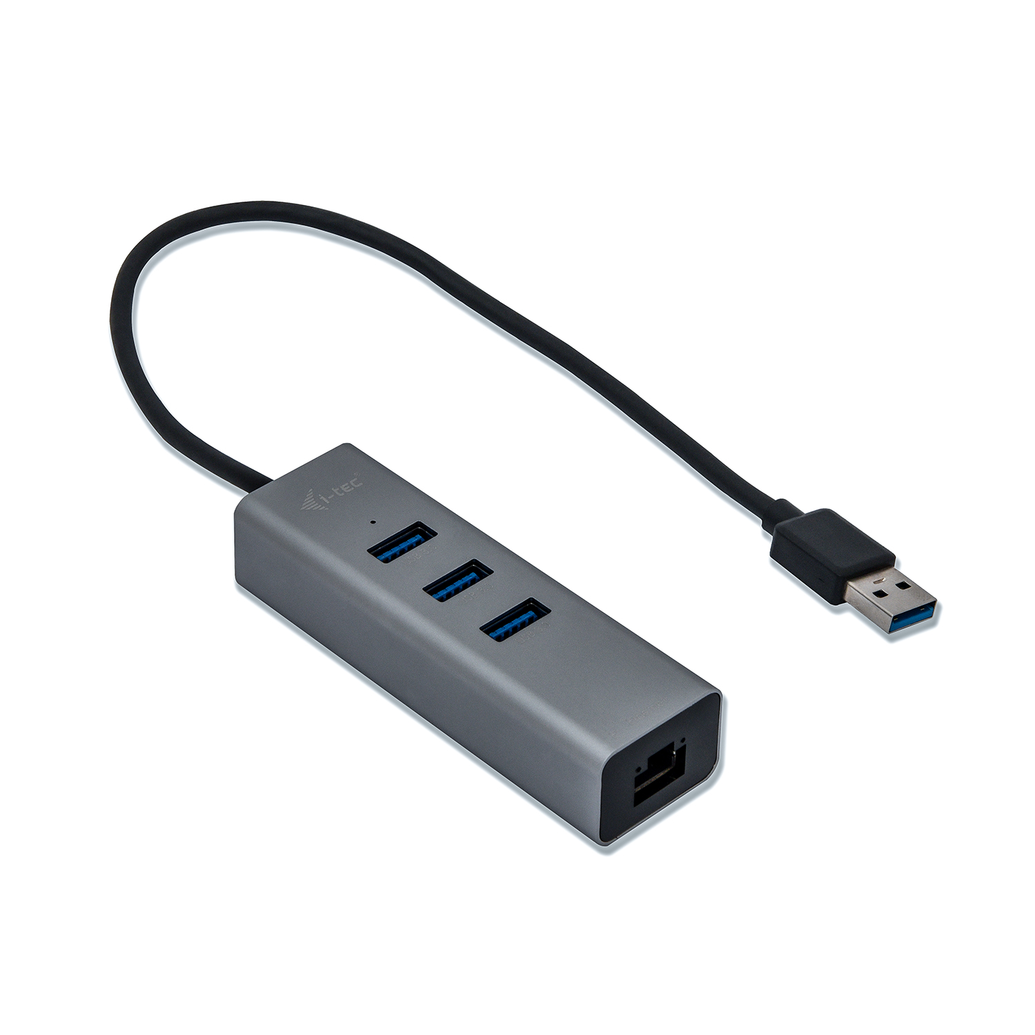 ITEC USB 30 Metal 3Port HUB mit Gigabit Ethernet Adapter 1x USB 30 auf RJ45 3x USB 30 Port LEDAnzeige