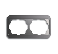 Busch-Jaeger Rahmen 1722-20 2fach platin Busch-Jaeger Rahmen 1722-20 2fach platin