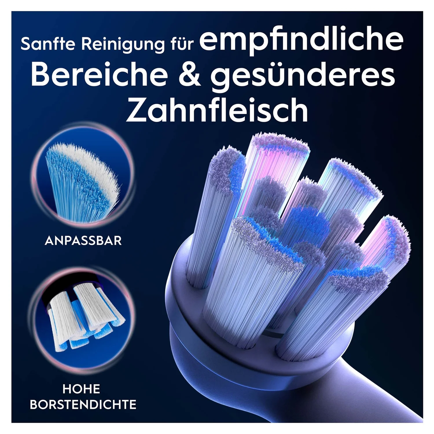 Braun Oral-B iO Sanfte Reinigung Zahnbürstenaufsätze