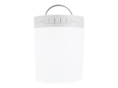 MANHATTAN LED-Bluetooth-Lautsprecher LED-Licht mit drei Helligkeitsstufen und sechs Farben MicroSD-Kartenslot 3,5-mm-Klinke