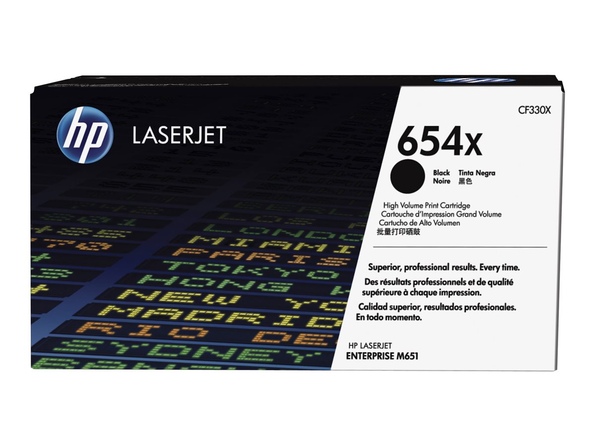 HP 654X (CF330X) schwarz Tonerkartusche HP 654X (CF330X) schwarz Tonerkartusche