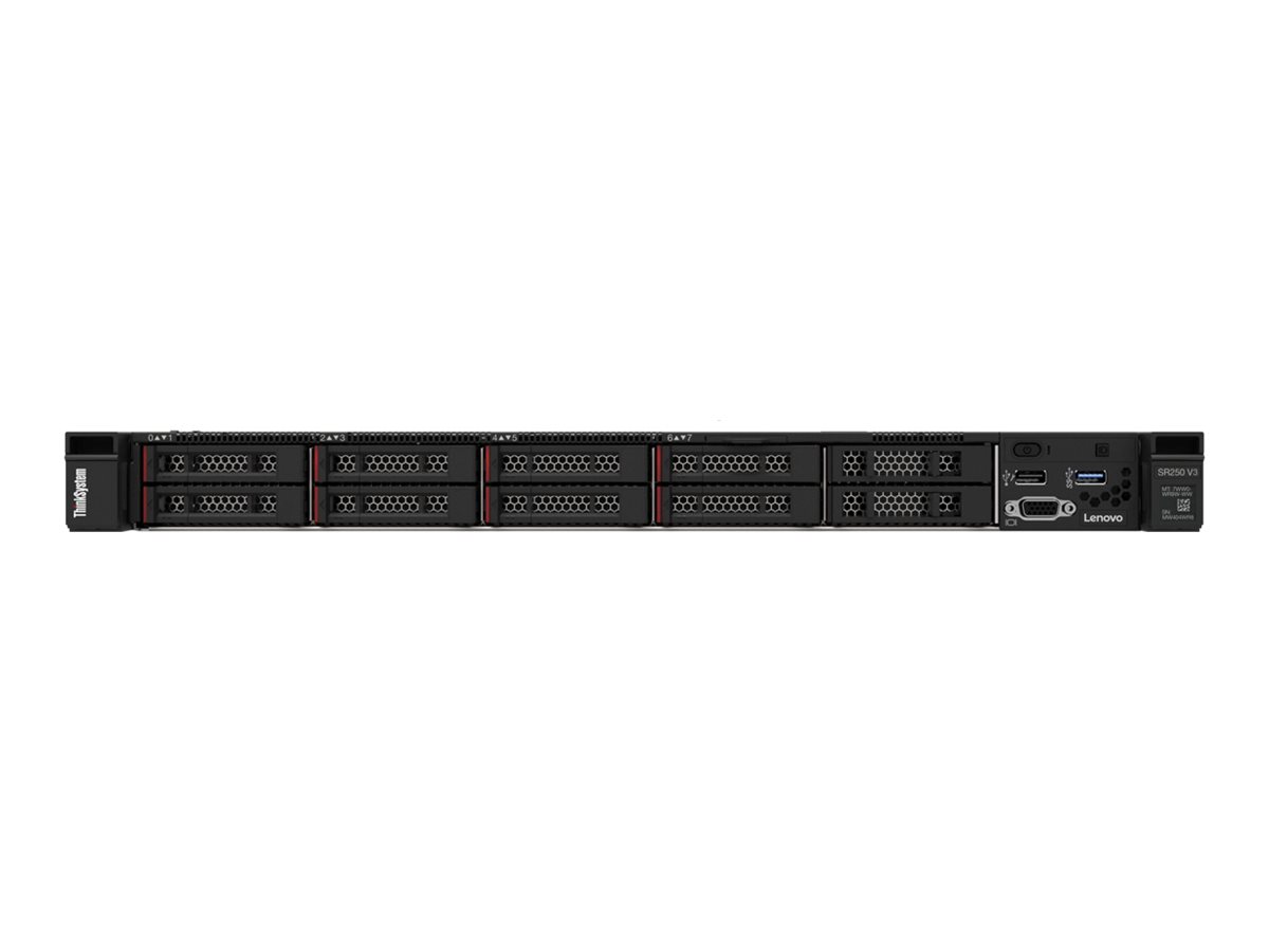 LENOVO ThinkSystem SR250 V3 Xeon E-2468 8C 2.6GHz 16MB Cache/65W 32GB O/B 5350-8i Internal HS 800W Titanium XCC2 Platinum Rails LENOVO ThinkSystem SR250 V3 Xeon E-2468 8C 2.6GHz 16MB Cache/65W 32GB O/B 5350-8i Internal HS 800W Titanium XCC2 Platinum Rails