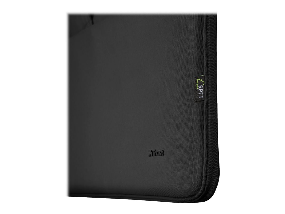 Trust Laptoptasche Bologna Slim Kunstfaser schwarz 24447 bis 40,6 cm (16 Zoll)