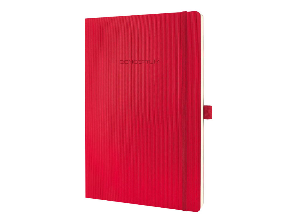 SIGEL Notizbuch Conceptum ca DIN A4 kariert, rot Softcover 194 Seiten, 1 St
