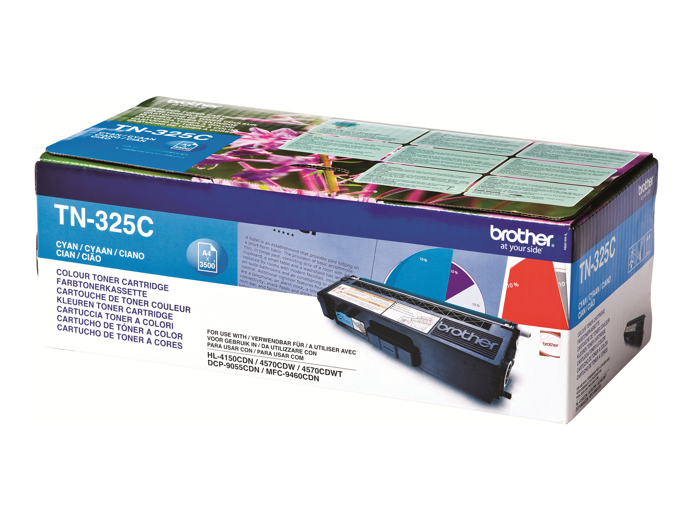 Toner TN-325C Jumbo Cyan (ca. 3500 Seiten)