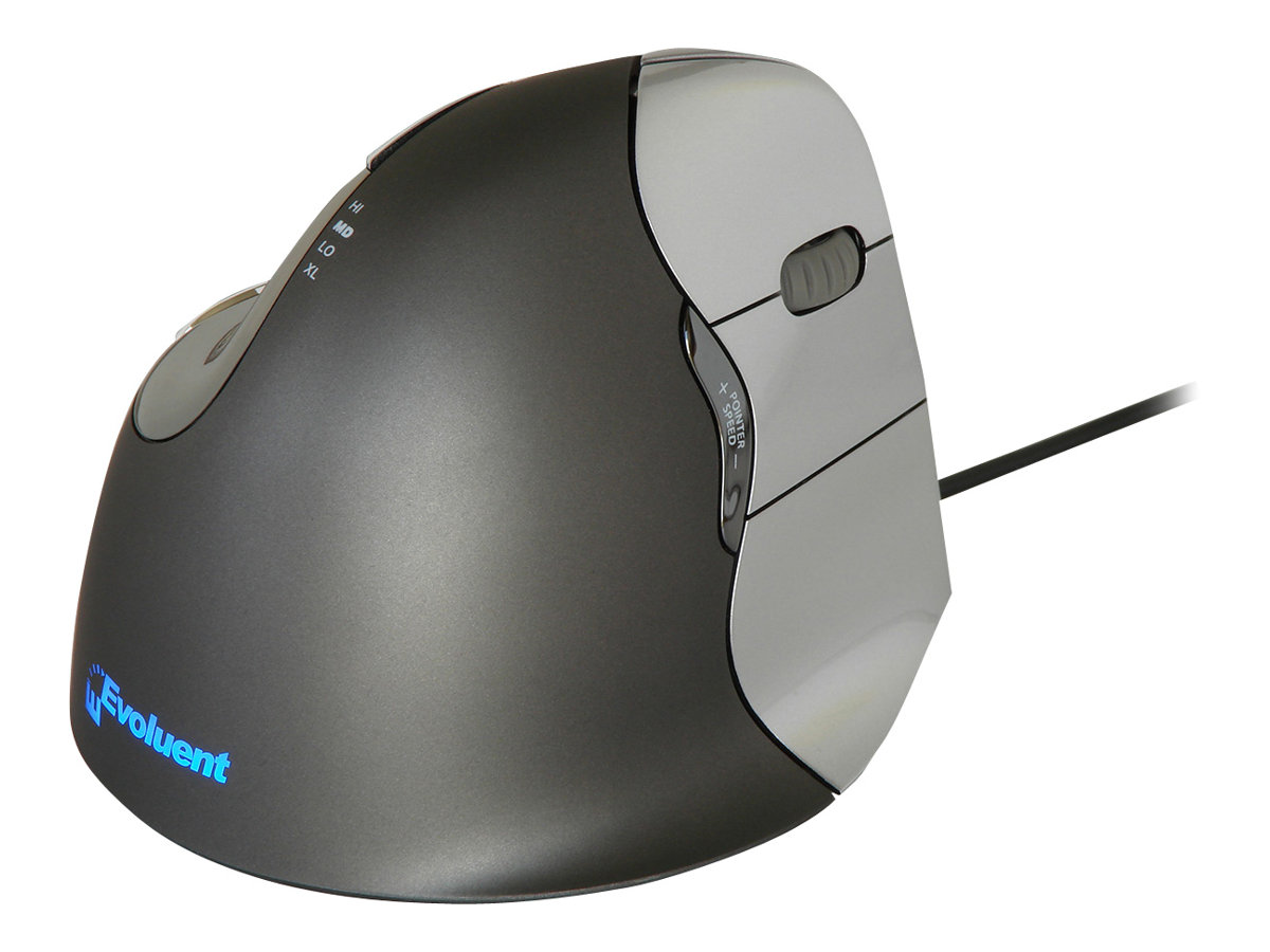 Evoluent VM4R, Ergonomische vertikale USB-Maus, Rechtsh?nder