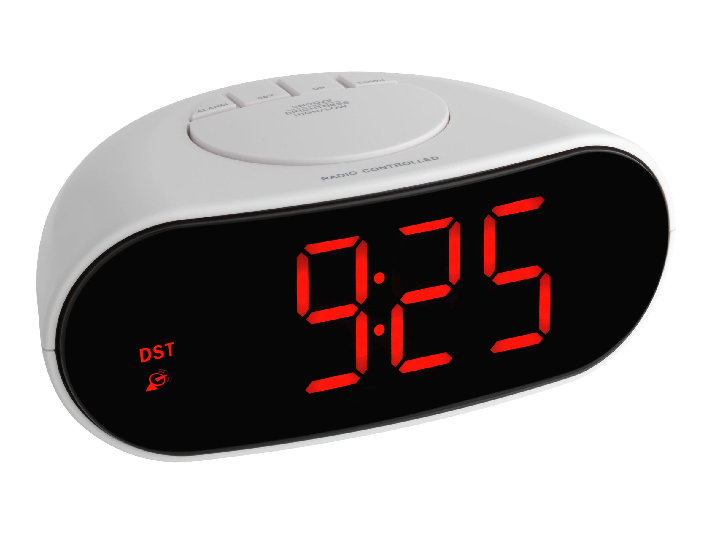 TFA® digitaler Funkwecker 60.2505 silber Kunststoff TFA® digitaler Funkwecker 60.2505 silber Kunststoff