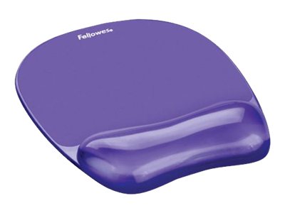 Fellowes Mousepad mit Handgelenkauflage Crystals Gel violett