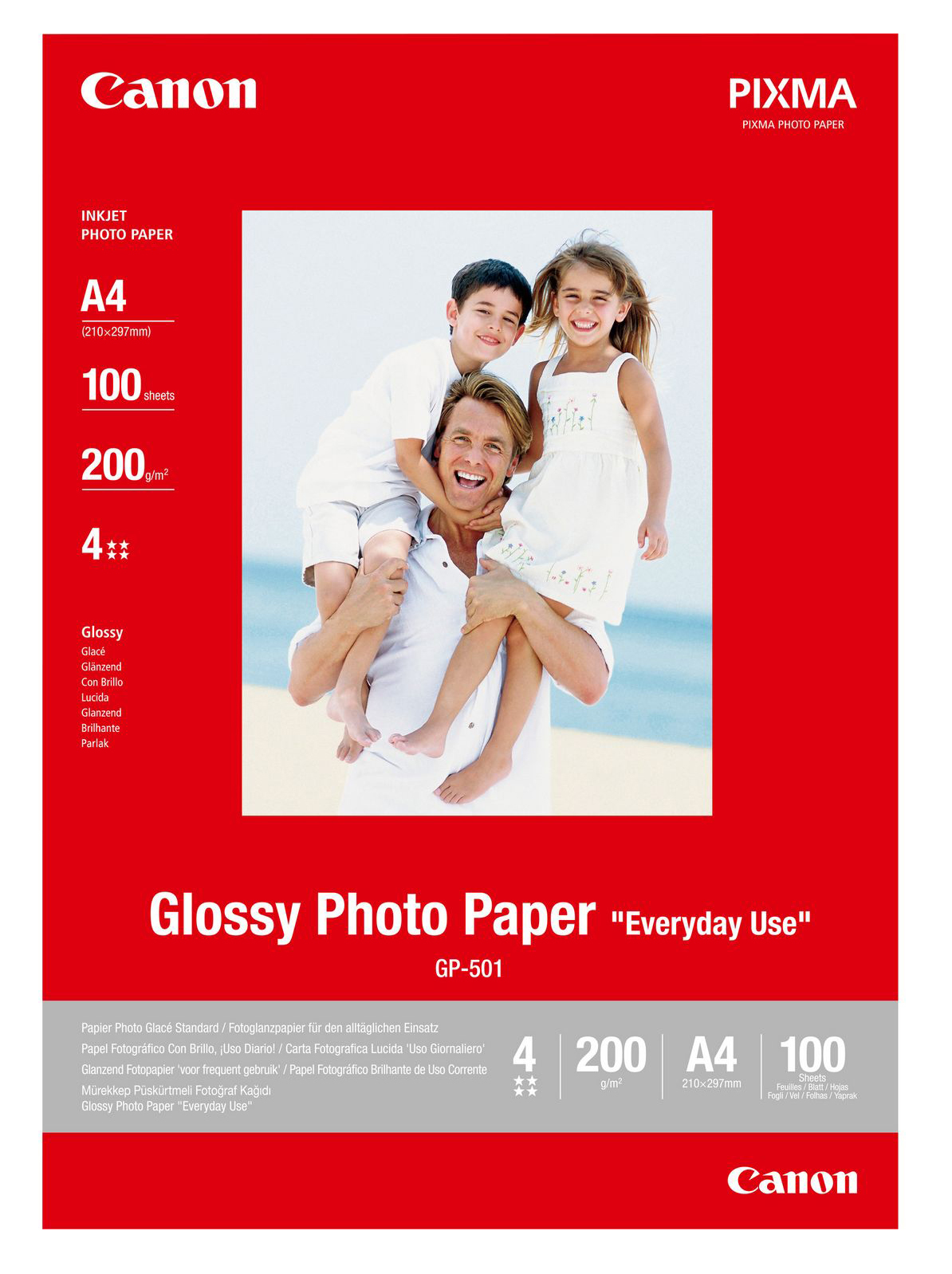 0775B001 CANON Fotopapier A4 (210x297mm)