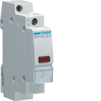 Hager LED-Leuchtmelder SVN122 rot 230VAC Hager LED-Leuchtmelder SVN122 rot 230VAC