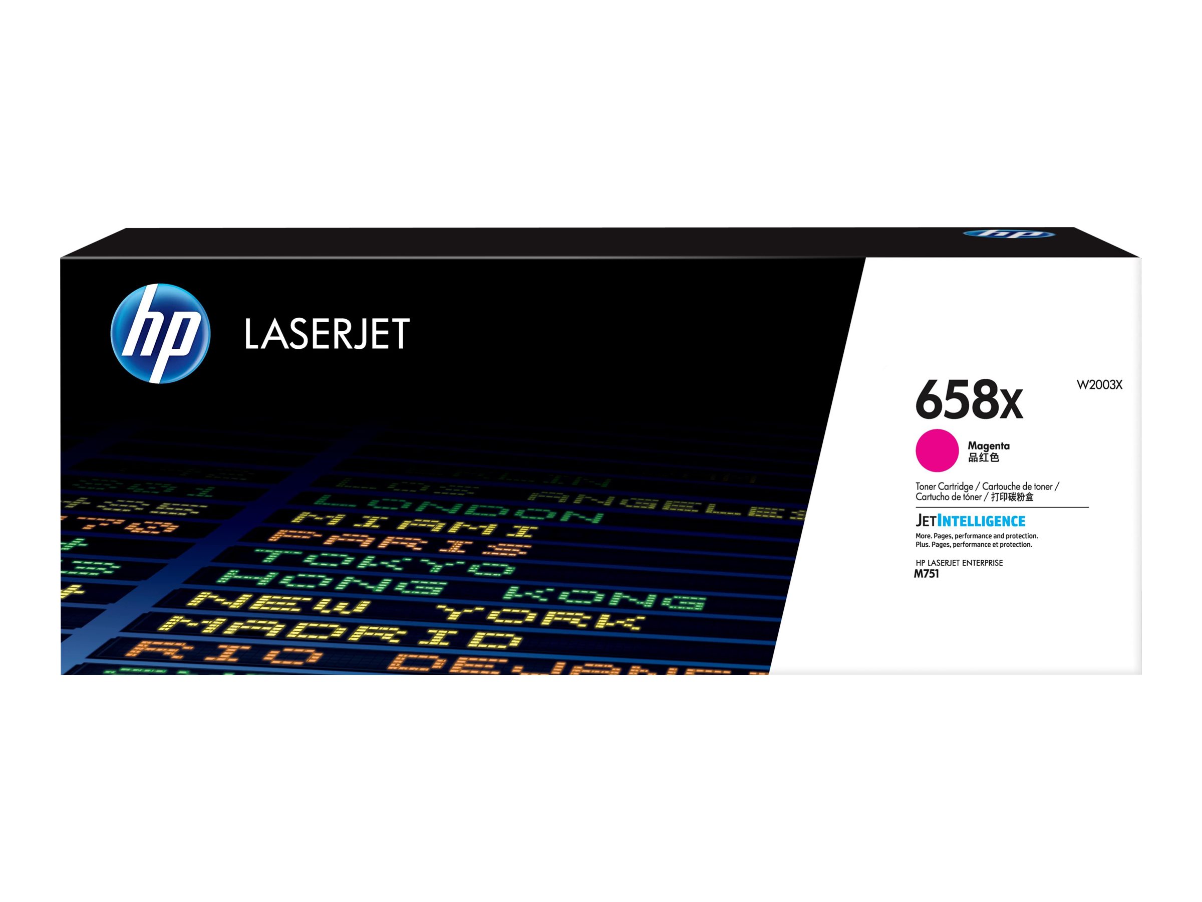 HP 658X Magenta LaserJet Toner Cartridge HP 658X Magenta LaserJet Toner Cartridge
