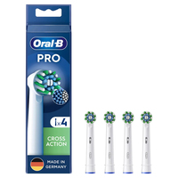 4 Oral-B PRO Cross Action Zahnbuerstenaufsaetze 4 Oral-B PRO Cross Action Zahnbuerstenaufsaetze