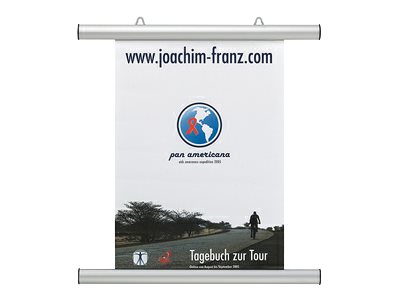 Franken Displayschiene 42,5 cm Silber