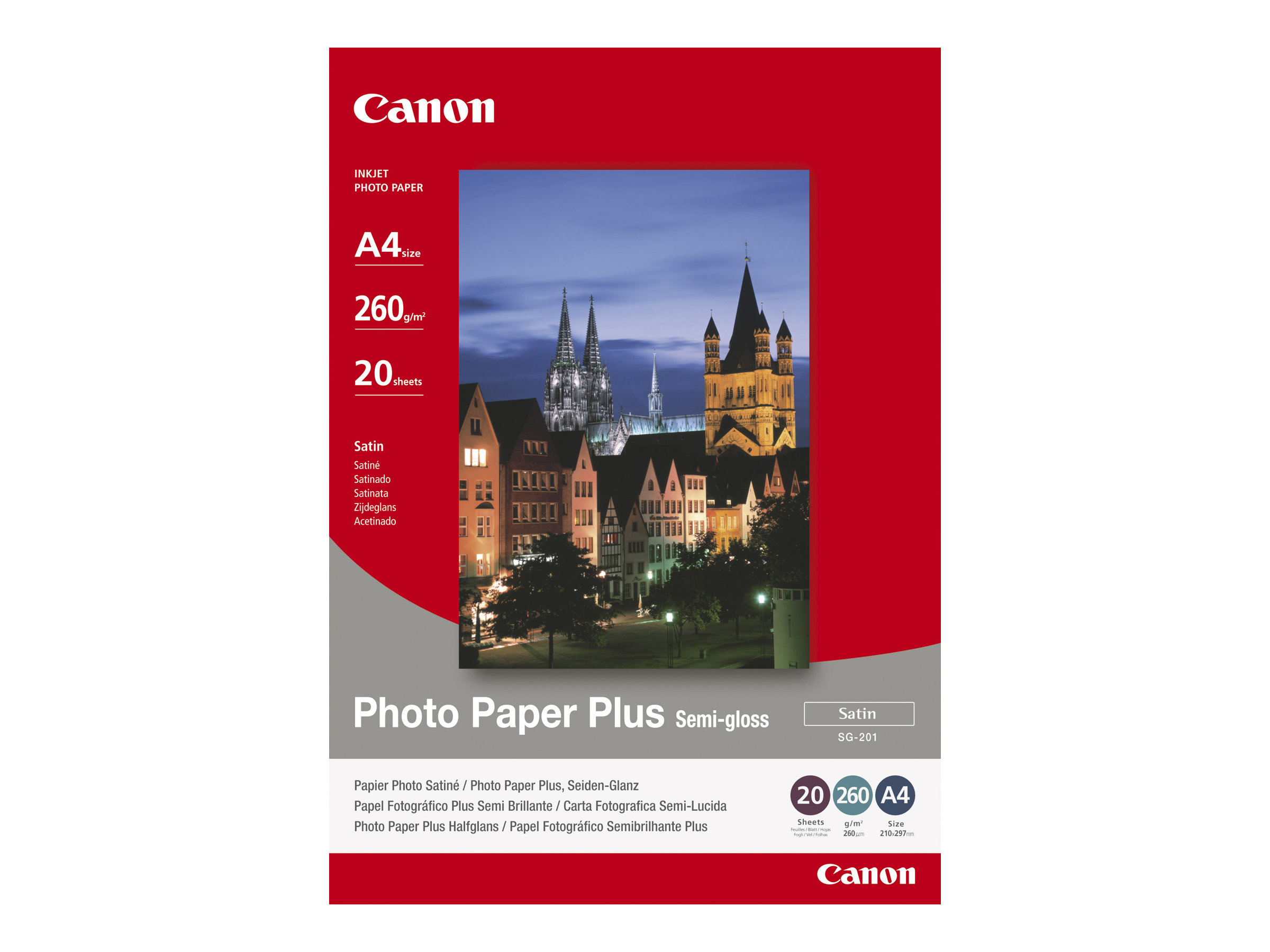 CANON SG-201 semi-gloss 10x15cm 5 Blatt