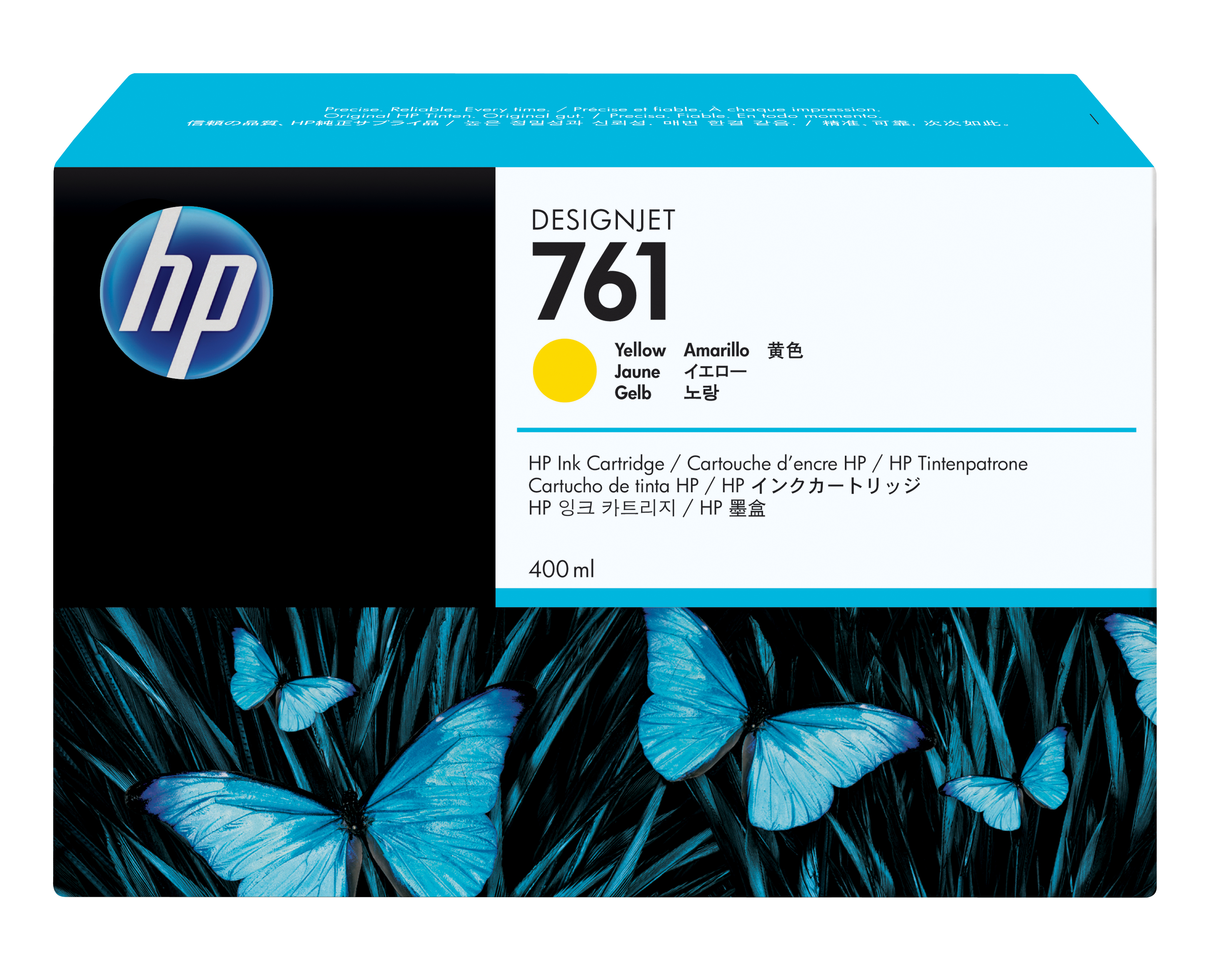 HP 761 Original Tinte gelb Standardkapazitaet 400ml 1er-Pack HP 761 Original Tinte gelb Standardkapazitaet 400ml 1er-Pack