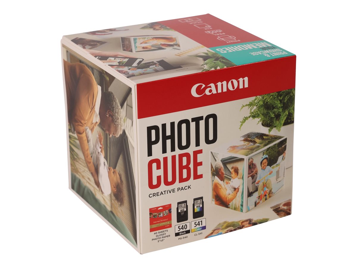 CANON PG-540/CL-541 Ink Cartridge Photo Cube Creative Pack White Blue CANON PG-540/CL-541 Ink Cartridge Photo Cube Creative Pack White Blue