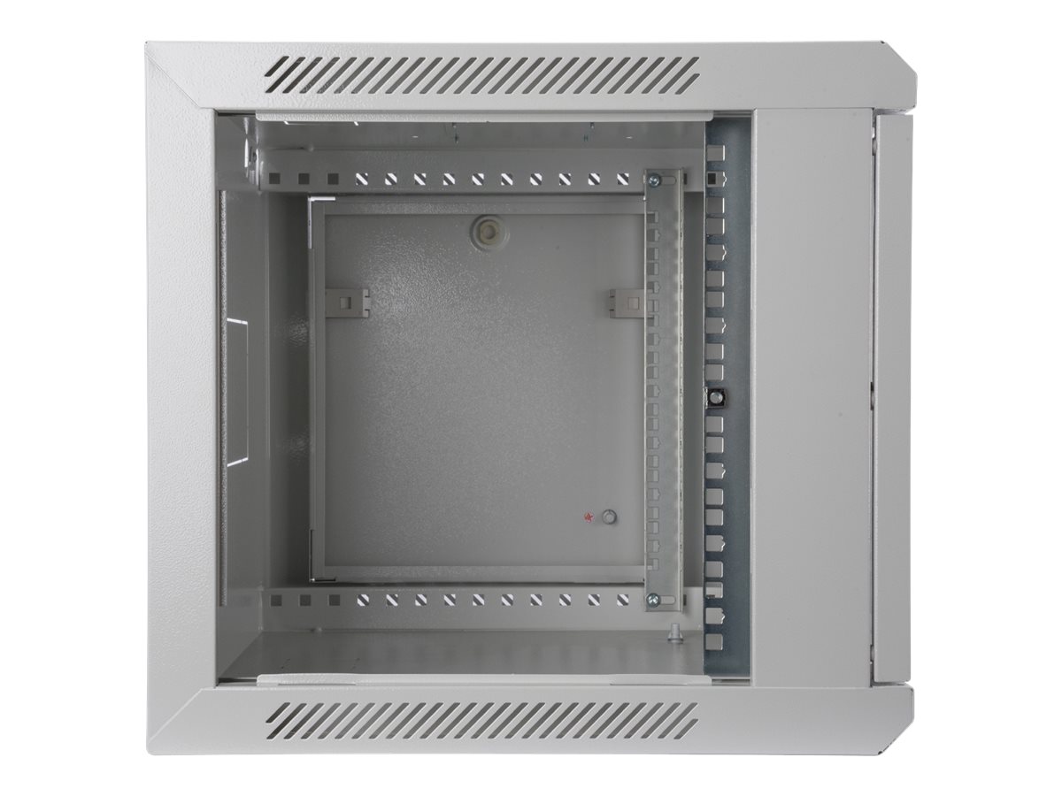 DIGITUS 48,3cm 19Zoll Wandschrank 9HE SoHoline RAL7035 grau ohne Boden 505mmx600mmx450mm