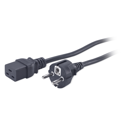 APC Power cable IEC 60320 C19 to power CEE 77m AC 230V 2,5m Black