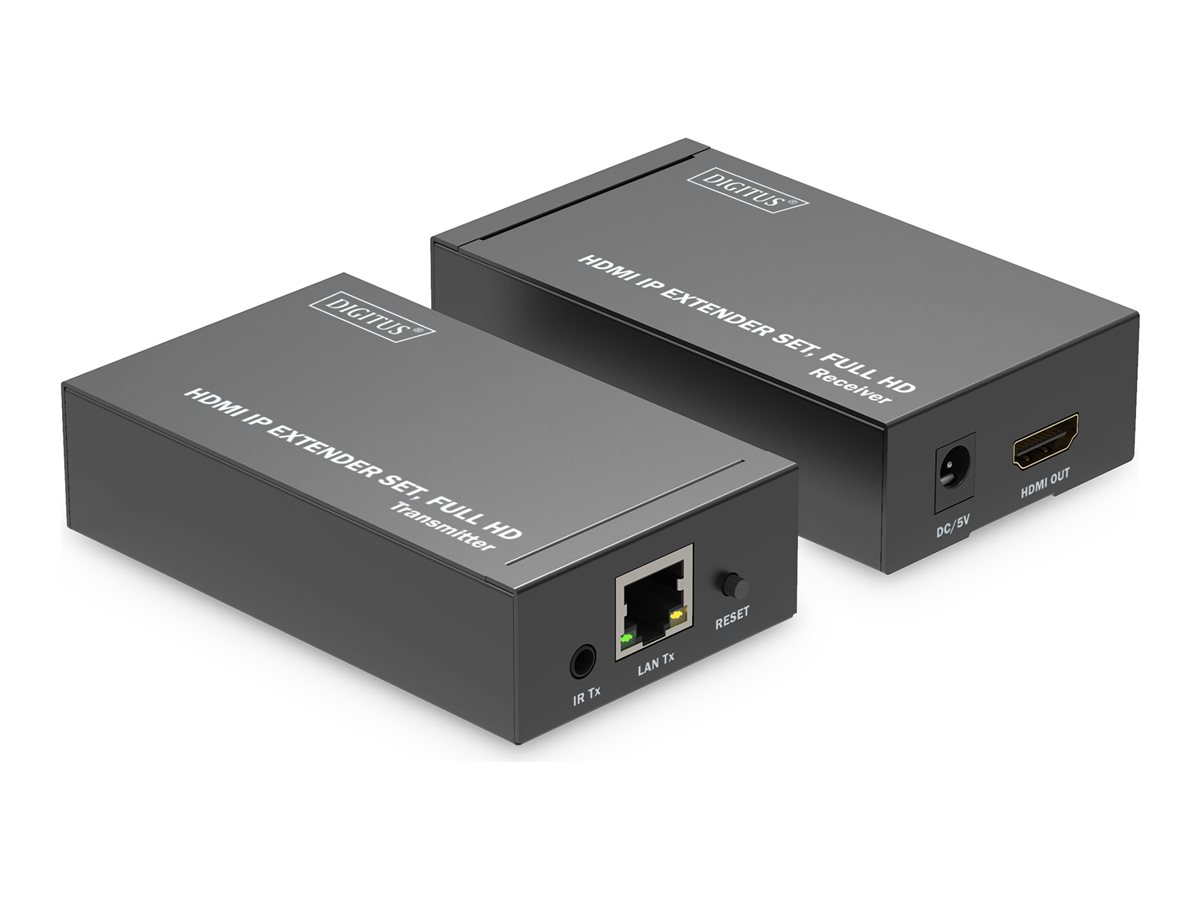 DIGITUS HDMI IP Video Extender Set 120m Full HD 1080p DIGITUS HDMI IP Video Extender Set 120m Full HD 1080p