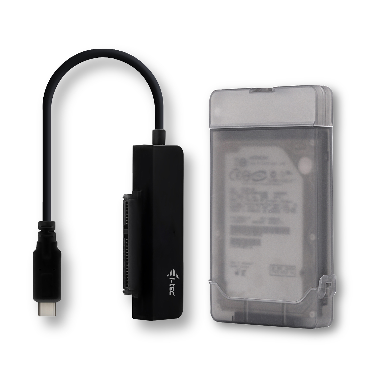 ITEC USBC Advance My Safe Easy, Gehaeuse 6,4cm 2,5Zoll Festplattengehaeuse fuer SATA HDD SSD, USBC 31 10Gbps, kompatibel mit TB3