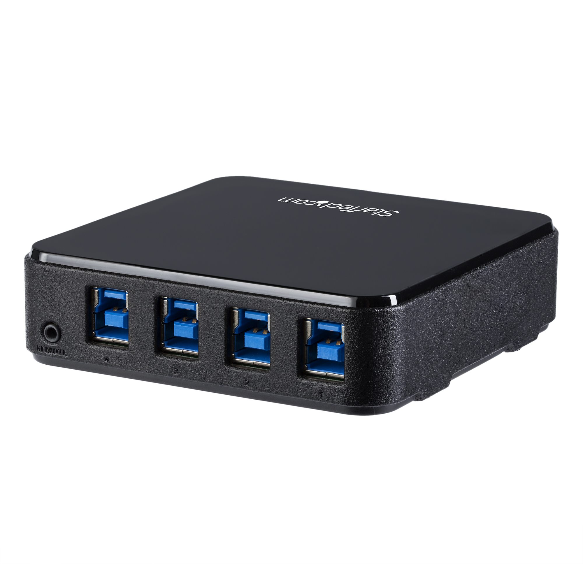 STARTECHCOM USB 30 Sharing Switch 4x4 für Peripheriegeräte USB Umschalter für Mac Windows Linux 4 Port USB 30 Switch